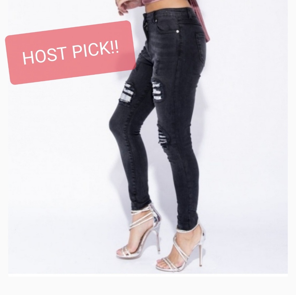 Lucky sz. Sale!!🌟Sz.2 leftJEGGINGS WITH SEQUINS - Picture 2 of 6